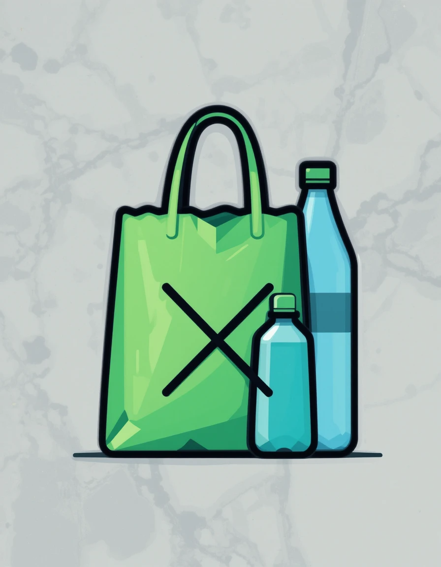 Plastic Reduction Icon