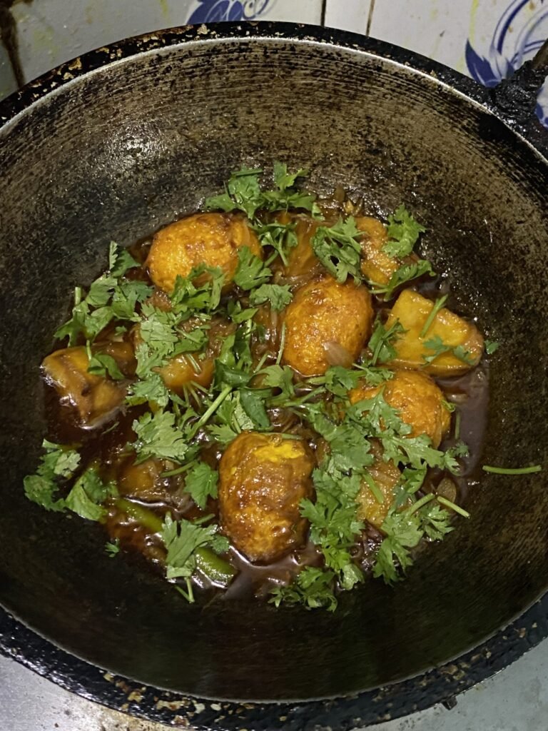 Colorful plant-based meal with fresh vegetables and legumes